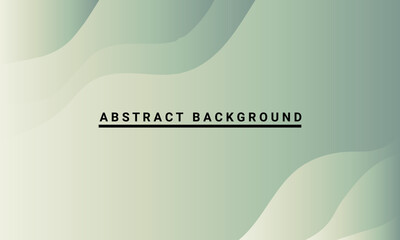 Green Gradient Abstract Waves Background With Text Overlay teal