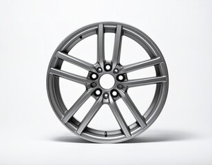 Obraz premium Car spokes with silver color