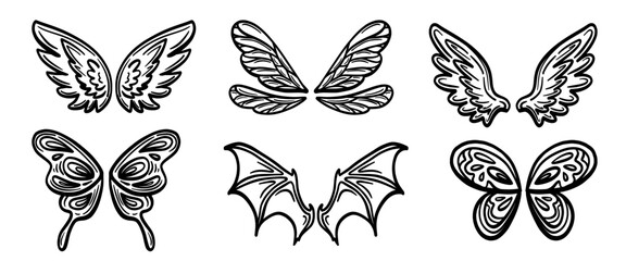 Hand drawn doodle vector set. Collection of cute hand drawn doodle.