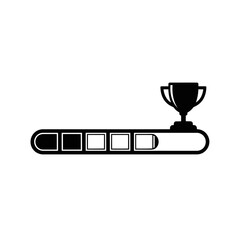 Game progress bar with trophy icon