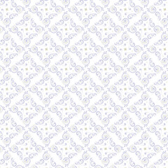 Elegant Ornamental Swirl Decorative Seamless Pattern Design Texture