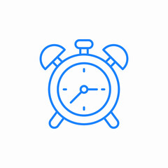 alarm clock icon sign vector