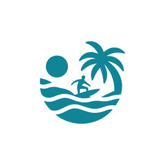 Surfing Recreation Logo