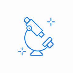 microscope lab icon sign vector