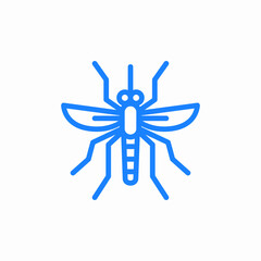 mosquito insect icon sign vector