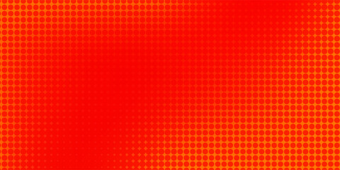 Dots abstract halftone orange color pattern gradient texture with technology digital modern abstract simple design