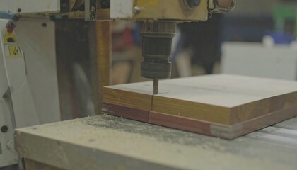 CNC router machine carving wood