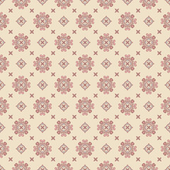 Boho chic creative floral elegant ornamental pattern