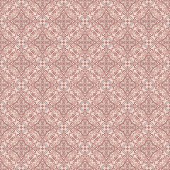 Pink boho chic creative floral elegant ornamental pattern