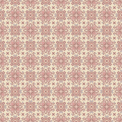 Pink boho chic creative floral elegant ornamental pattern