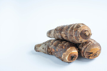 海老芋 白背景