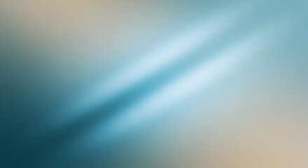 Fototapeta premium Soft gradient of a teal and beige abstract background with a subtle grainy texture.