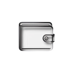 Wallet icon isolated on transparent background symbol of finance, money, and investment