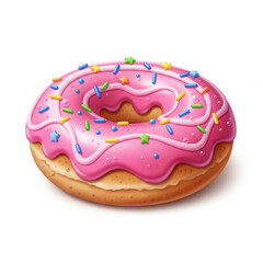 donut isolated on white