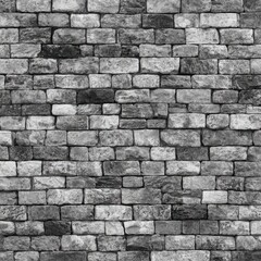 Obraz premium Gray stone brick wall texture (1)