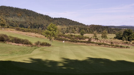 Blick auf den Golfpark Weiherhof