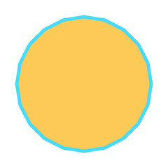 Polygon Shape 20 sides #241