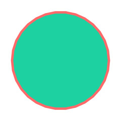 Polygon Shape 30 sides #251