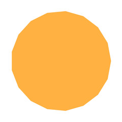 Polygon Shape 17 sides #266