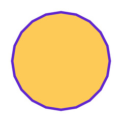 Polygon Shape 20 sides #269