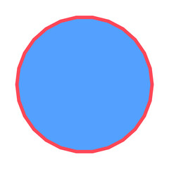 Polygon Shape 26 sides #303