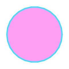 Polygon Shape 26 sides #359