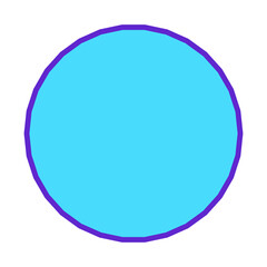 Polygon Shape 30 sides #391