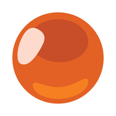 Salmon Roe 2 cute on a White background, vector illustration.