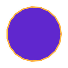 Polygon Shape 19 sides #44