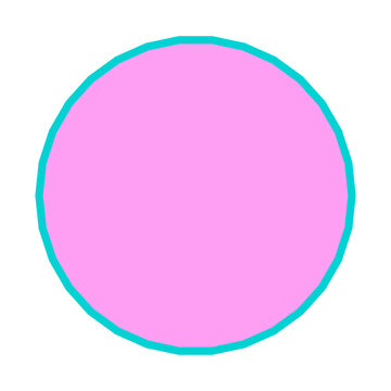Polygon Shape 30 sides #447