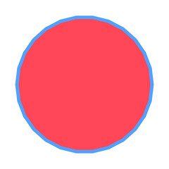 Polygon Shape 26 sides #471