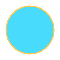 Polygon Shape 23 sides #496