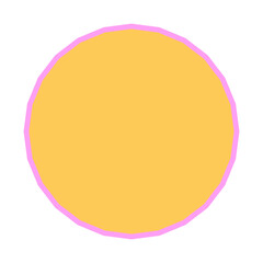 Polygon Shape 24 sides #77