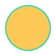 Polygon Shape 26 sides #79