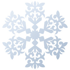 Snowflake ornament gradient S1-06