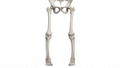 Obraz premium Explore the Human Anatomy with this Detailed View of the Pelvis and Legs for Medical Studies and Educational Resources to understand the body