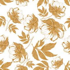 Pattern seamless flower blossom daisy art