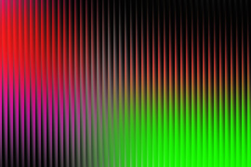 Red Pink and Green Gradient on Vertical Ribbed Texture Background abstract