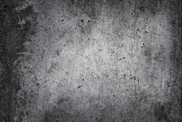 Grunge gray concrete wall texture with scratches and stains, ideal for posters, flyers, website...