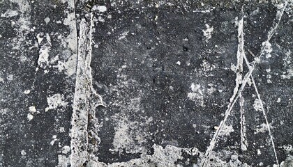 Distressed Dark Concrete Grunge Texture Background