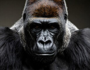 Obraz premium Portrait eines Gorillas