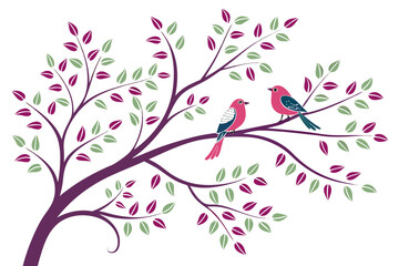 tree with pink flowers