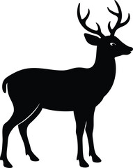deer silhouette vector