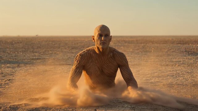 Man Formed from Dust by Divine Hands