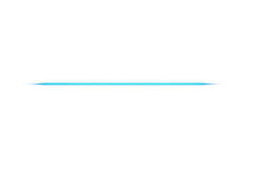 Obraz premium Luminous blue neon light beam cutting through transparent space, radiating contemporary technological energy with sharp geometric precision