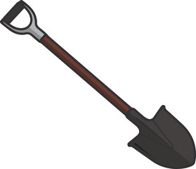 shovel isolated on white background