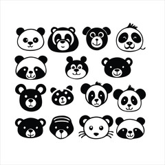 set of panda
