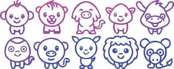 Obraz premium easter eggs vector