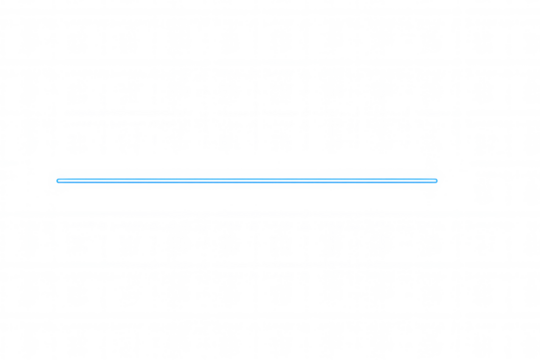 Blue laser beam shining against a transparent background, perfect for enhancing technology and futuristic design concepts