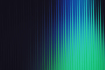 Abstract gradient of vertical lines in cool blue and green tones